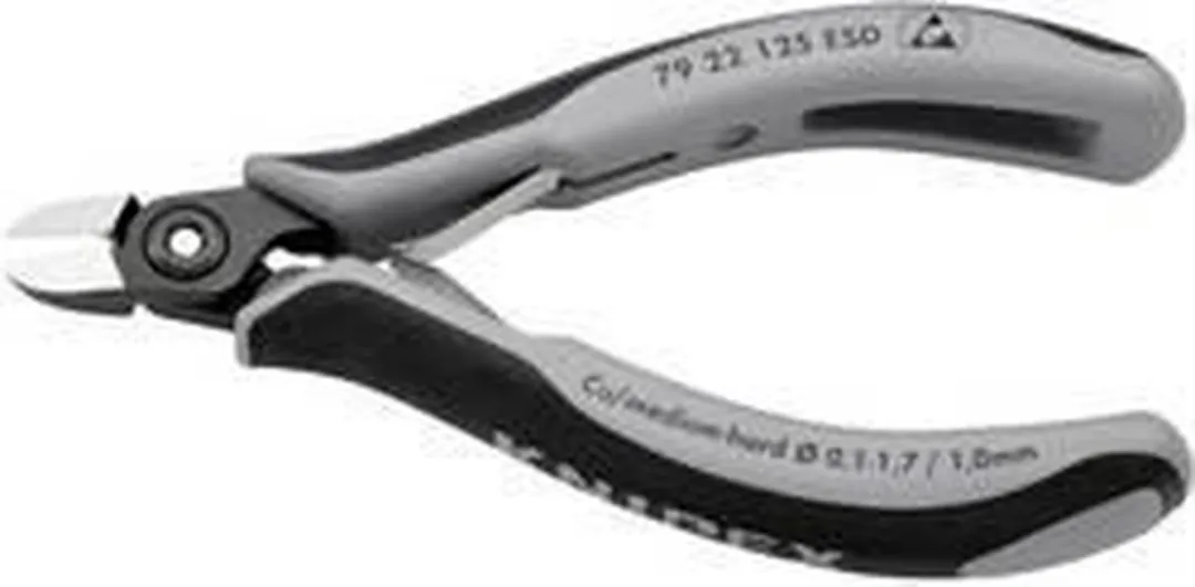Knipex 79 22 125 ESD Zijsnijtang Ronde-kop 125mm