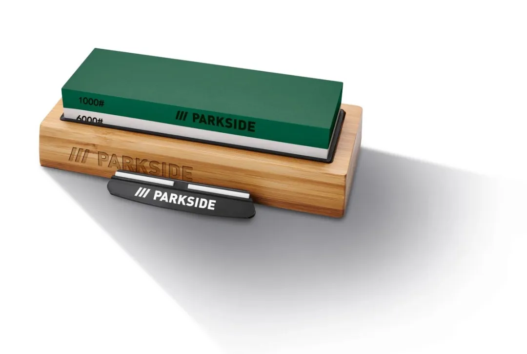 PARKSIDE 2-in-1 Slijpsteen 1000/6000 - met bamboe basis