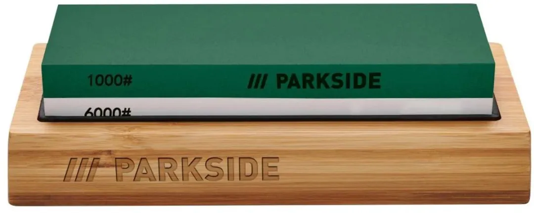 PARKSIDE 2-in-1 Slijpsteen 1000/6000 - met bamboe basis