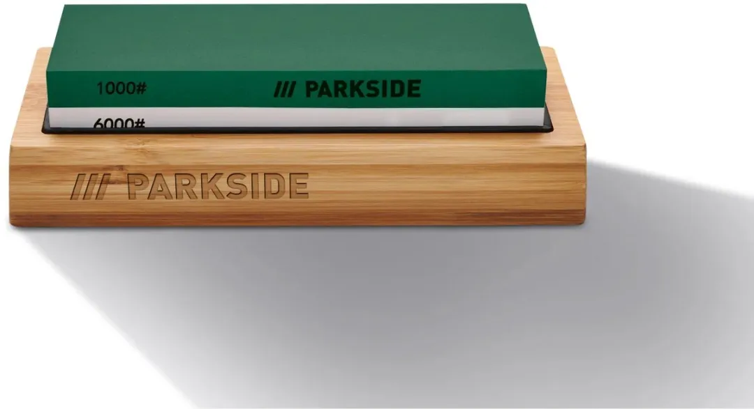 PARKSIDE 2-in-1 Slijpsteen 1000/6000 - met bamboe basis