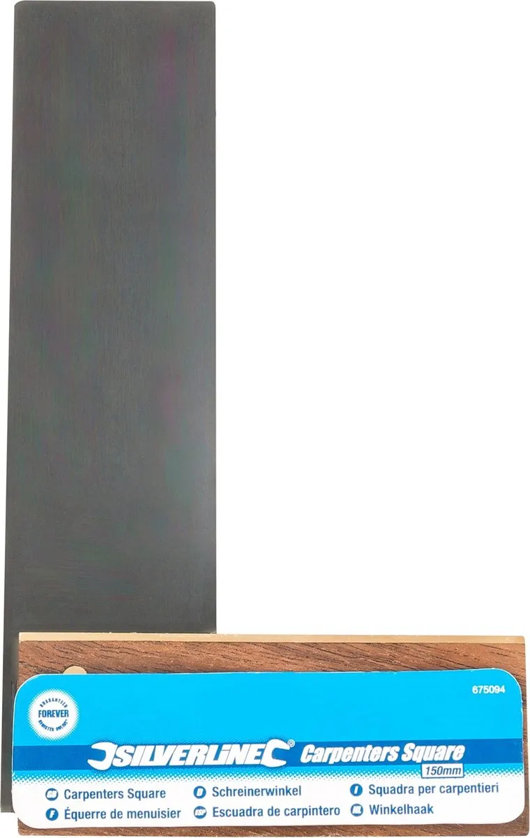 Silverline Blokhaak 150mm - Hardhout & Koper - Roestbestendig Staal