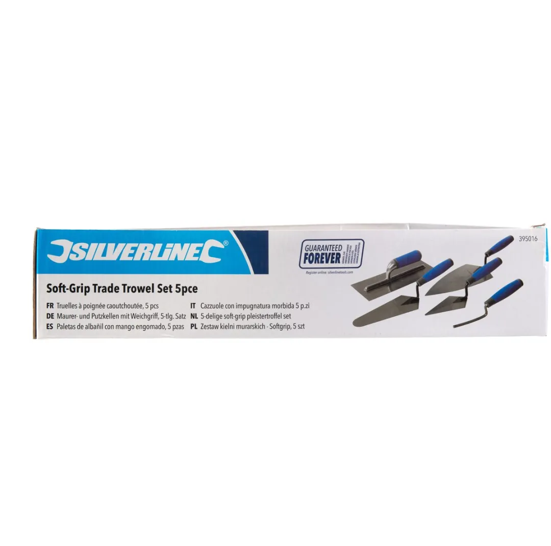 Silverline Complete Troffelset 5-delig - Soft-grip
