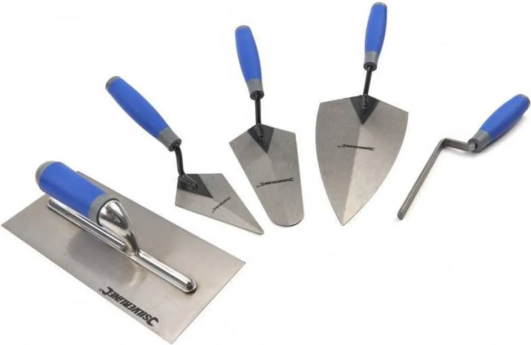 Silverline Complete Troffelset 5-delig - Soft-grip