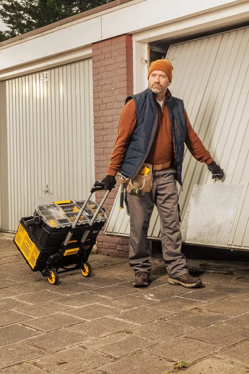 Stanley SXWTD-FT501 Opvouwbare Steekwagen - 60kg - Zwart/Geel