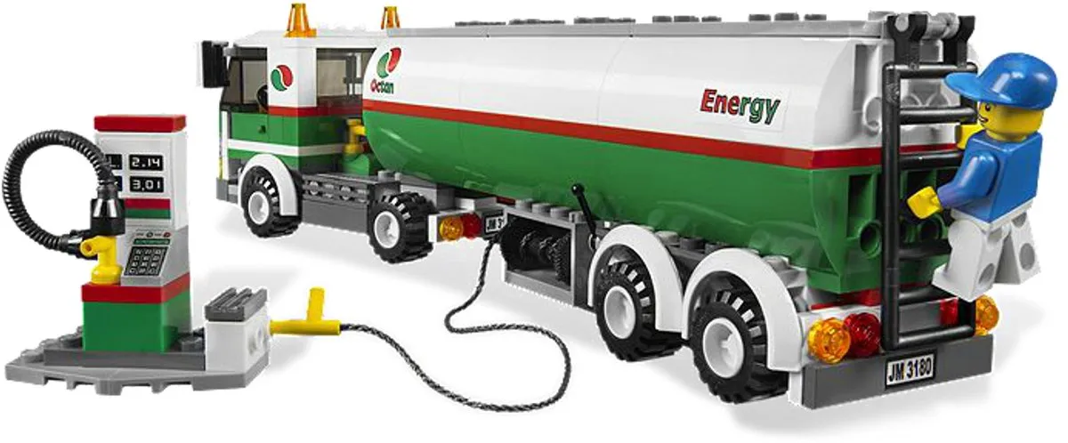 LEGO City Tankwagen 3180 - 222 Stukken