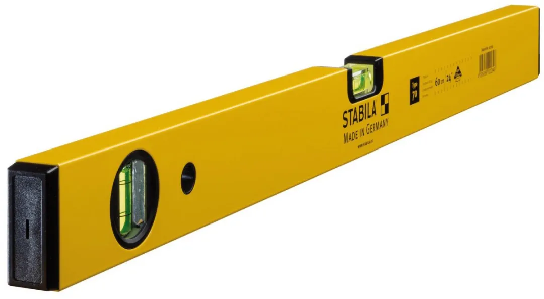 Stabila Type 70 Blokwaterpas 60cm - Geel