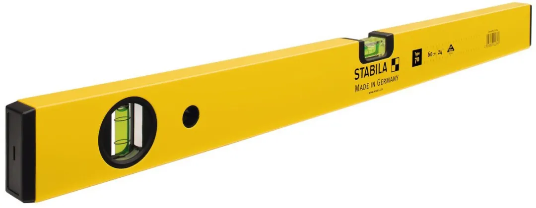 Stabila Type 70 Blokwaterpas 60cm - Geel