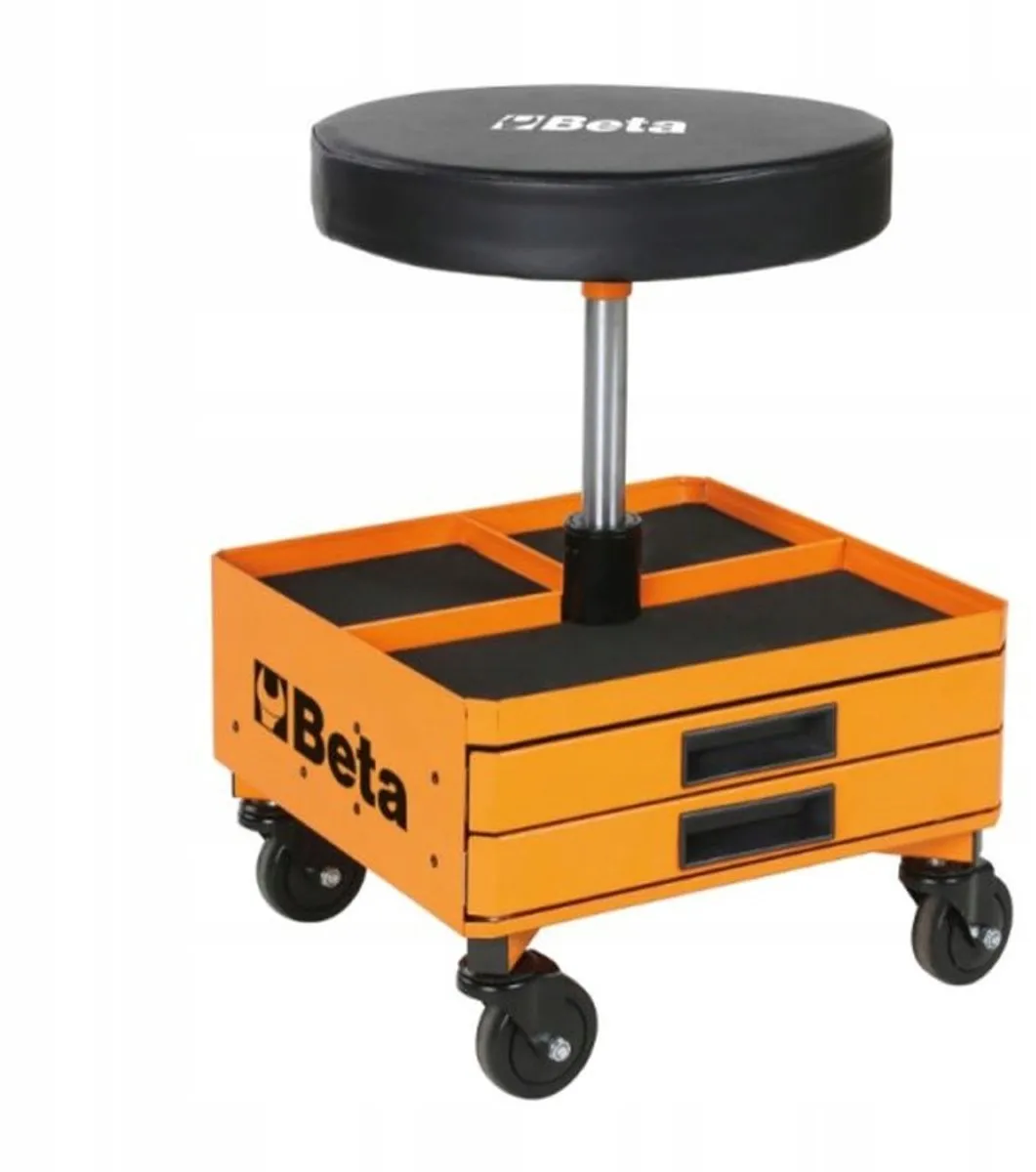Beta Werkplaatstoilet 2251N - 3 Lades - Zwart/Oranje