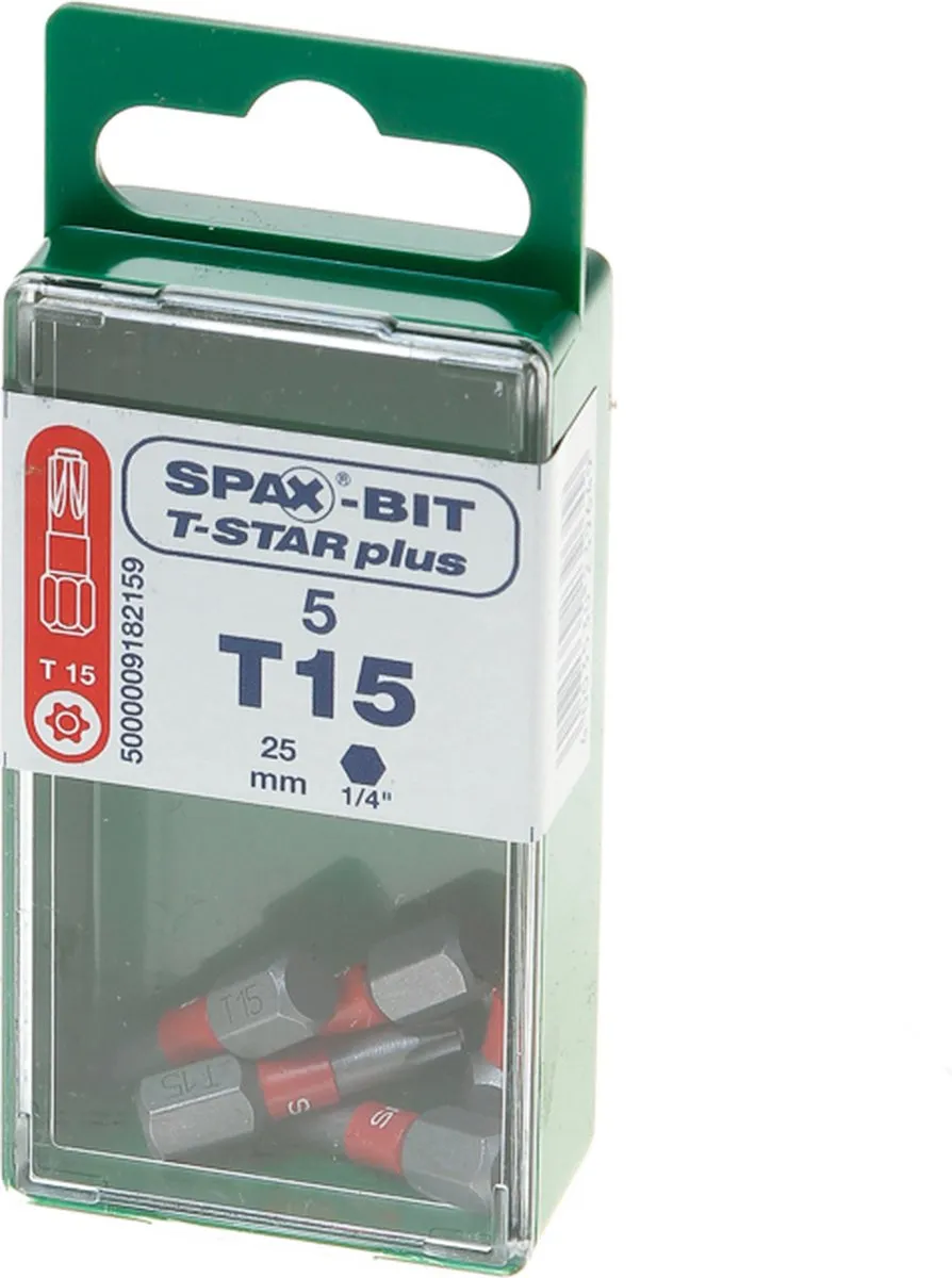 Spax Bit T-Star 50mm T15 - 5 Stuks