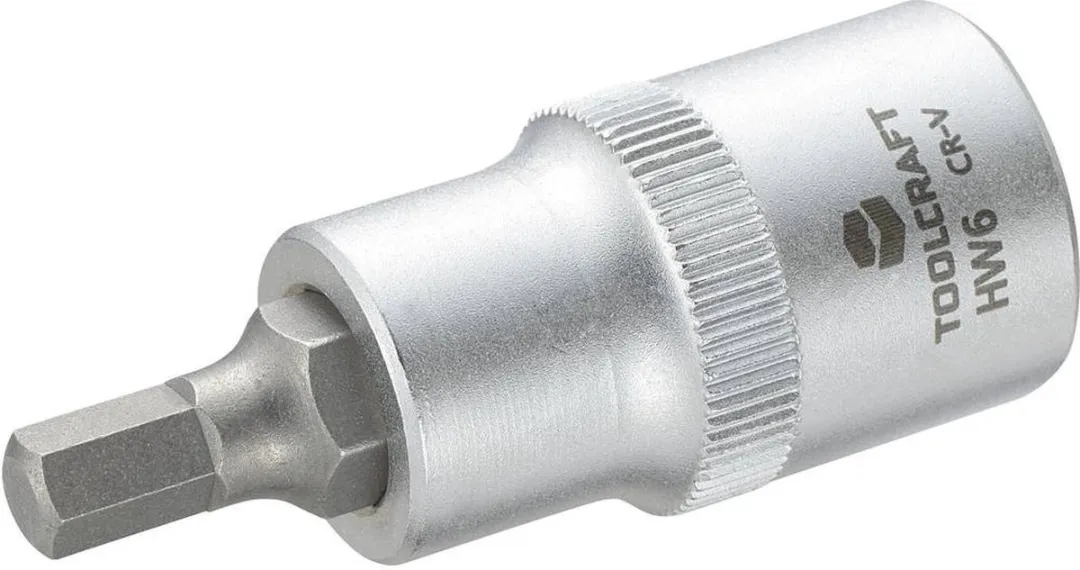 TOOLCRAFT 816156 Inbus Dopsleutel-bitinzet 6mm - 1/2" (12.5mm)