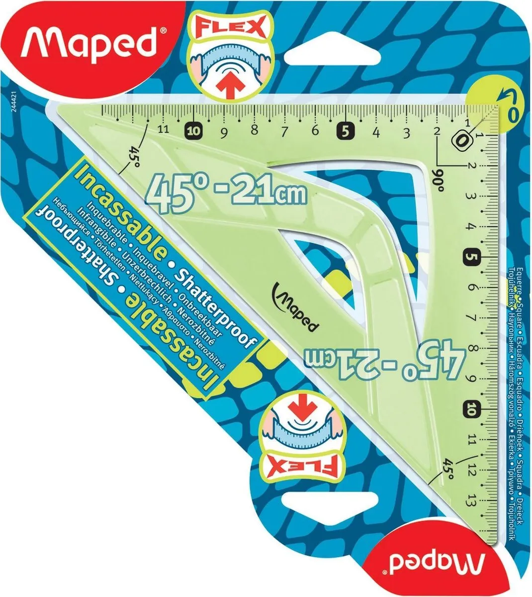 Maped Winkelhaak Onbreekbaar 21cm