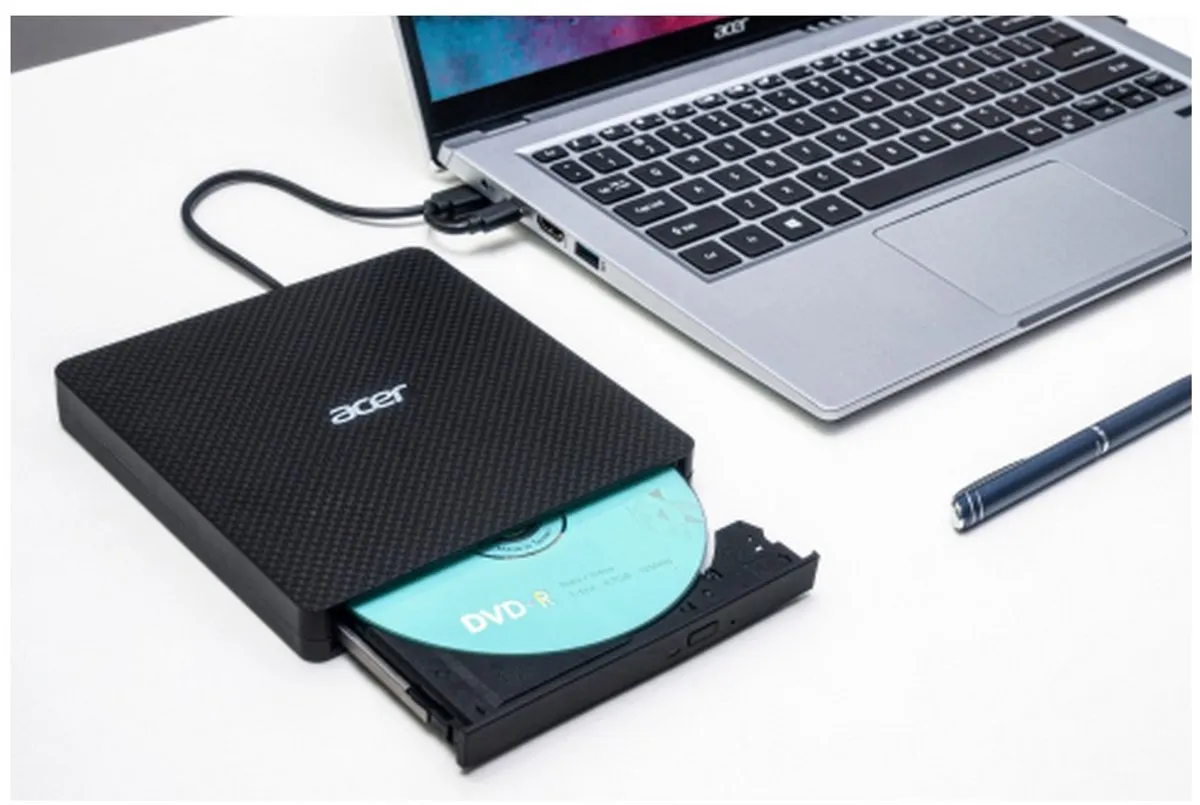 Acer GP.ODD11.001 Externe DVD Brander - Zwart - afbeelding 6 van 6