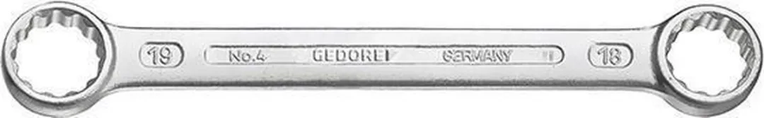 Gedore Dubbele Ringsleutel DIN837-B 19x22mm