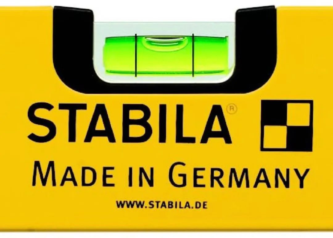 Stabila Type 70 Waterpas 180cm - 2 Libellen - Zwart/Geel
