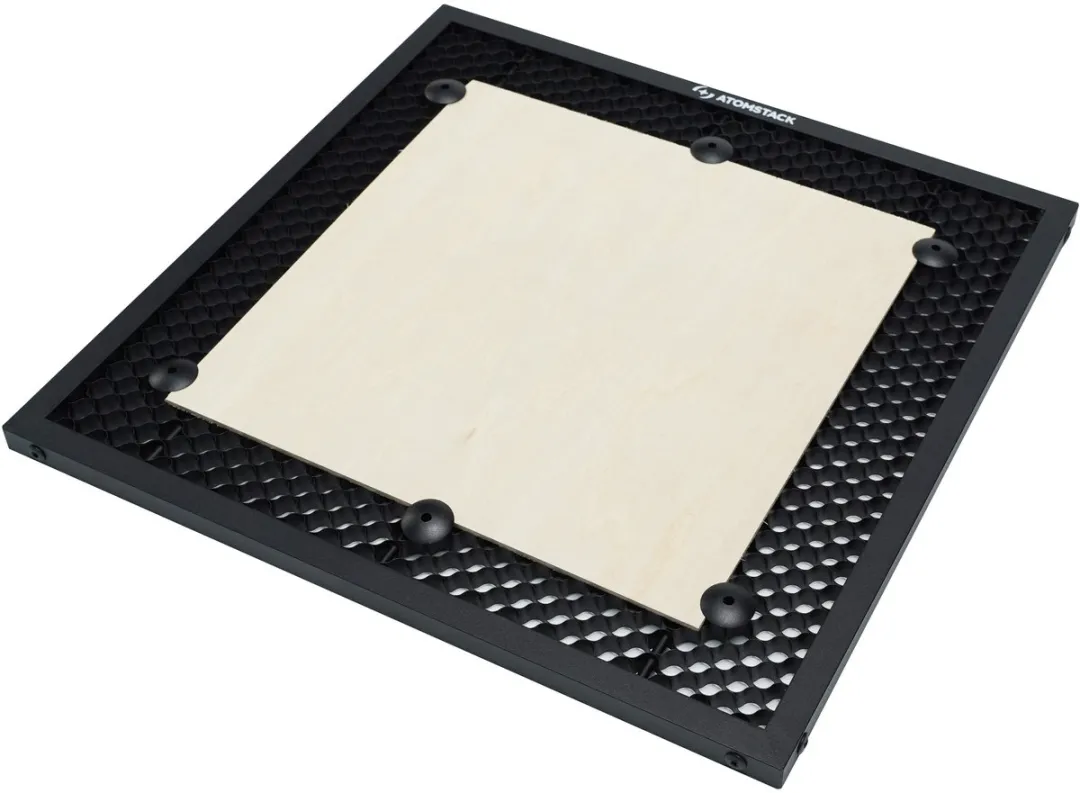 AtomStack F2N Honingraat Werkbed 300x300mm - Metaal Snijplaat & Klemmen - afbeelding 6 van 6