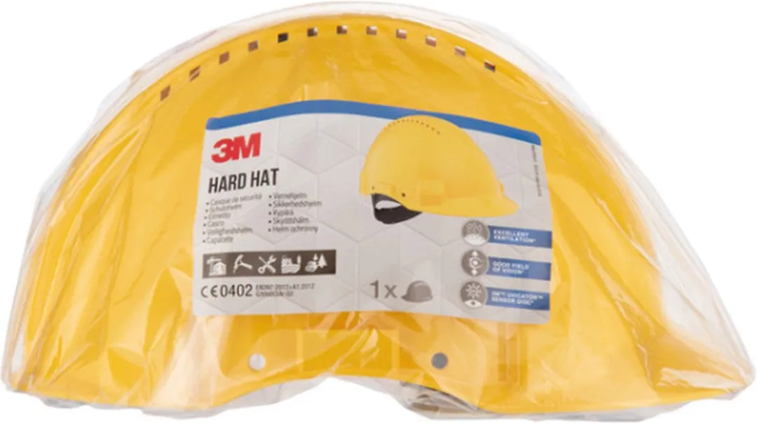 3M Veiligheidshelm - 53-62cm Geel