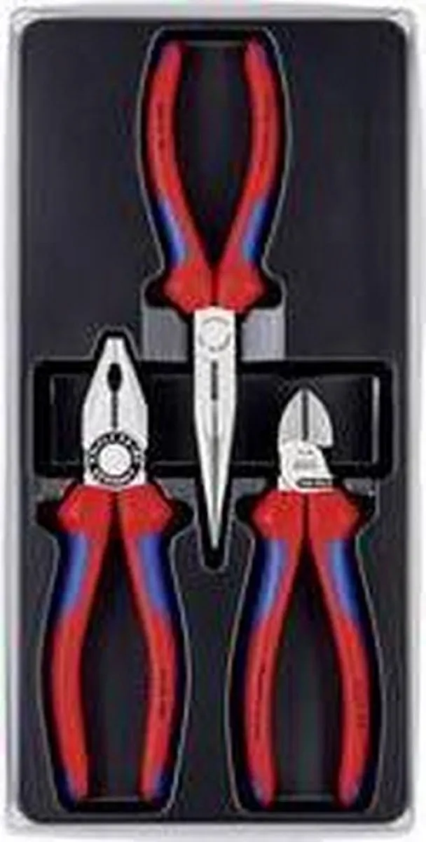 Knipex Tangenset 3-delig - Kombitang & Zijsnijtang - afbeelding 6 van 6