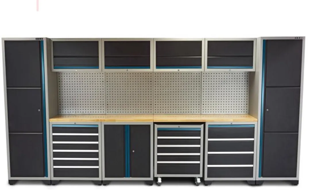 HBM Professional Deluxe Modulair Werkplaatssysteem 16-delig