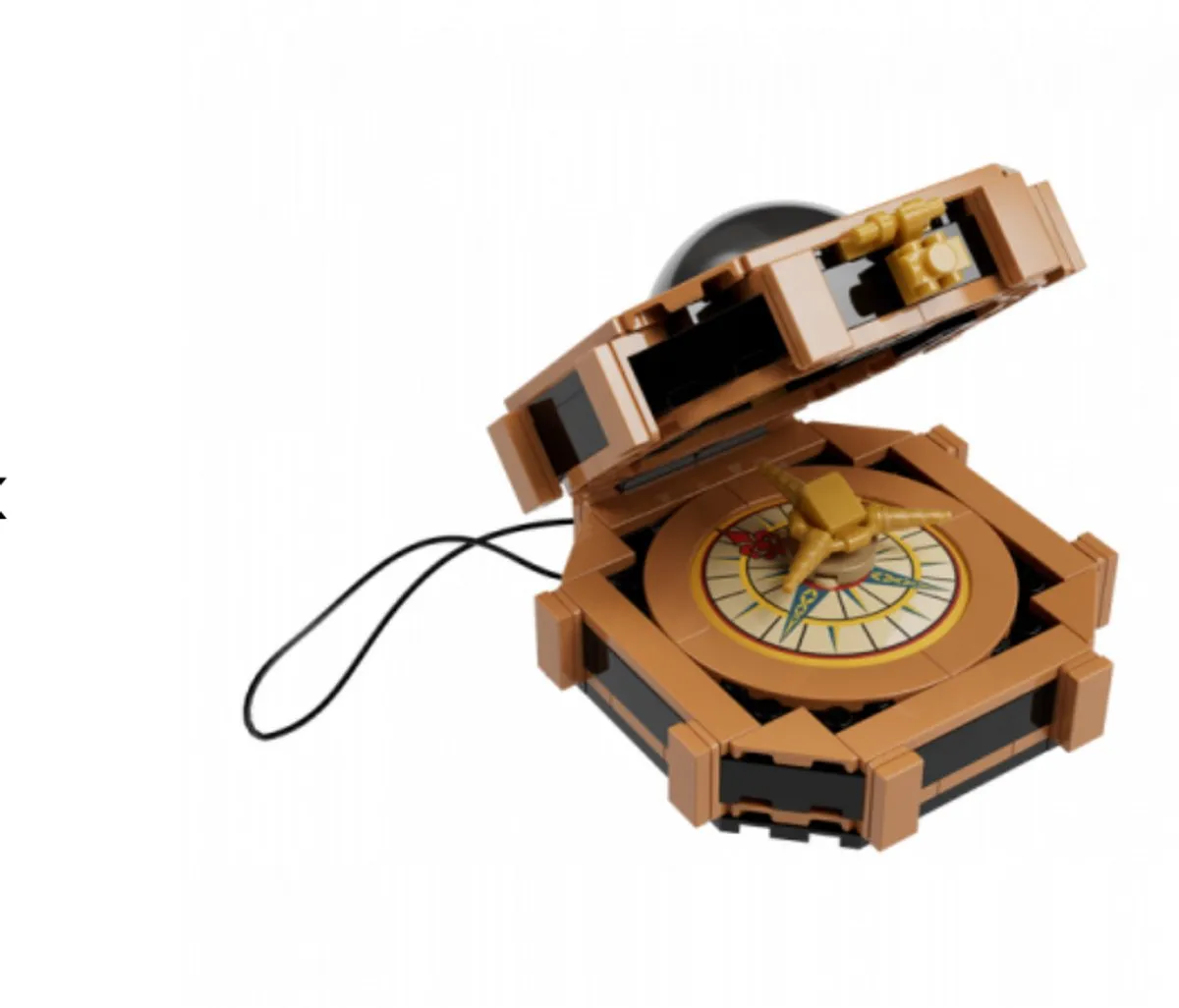 LEGO Captain Jack Sparrow Kompas - 151 Onderdelen