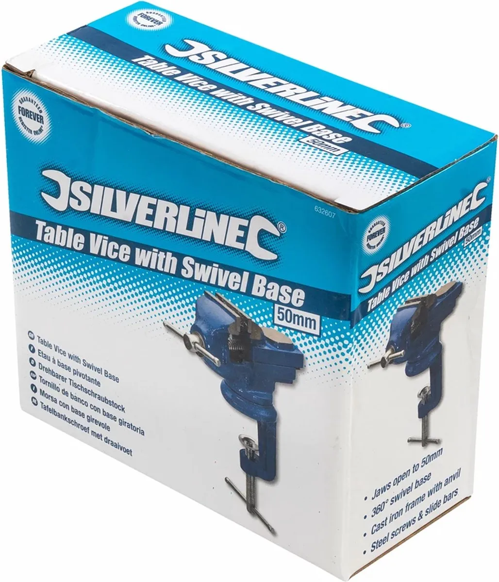 Silverline Tafelbankschroef 50mm