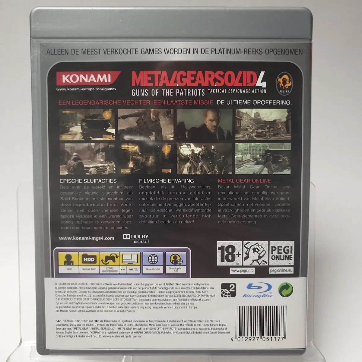 Mindscape Metal Gear Solid 4 PS3