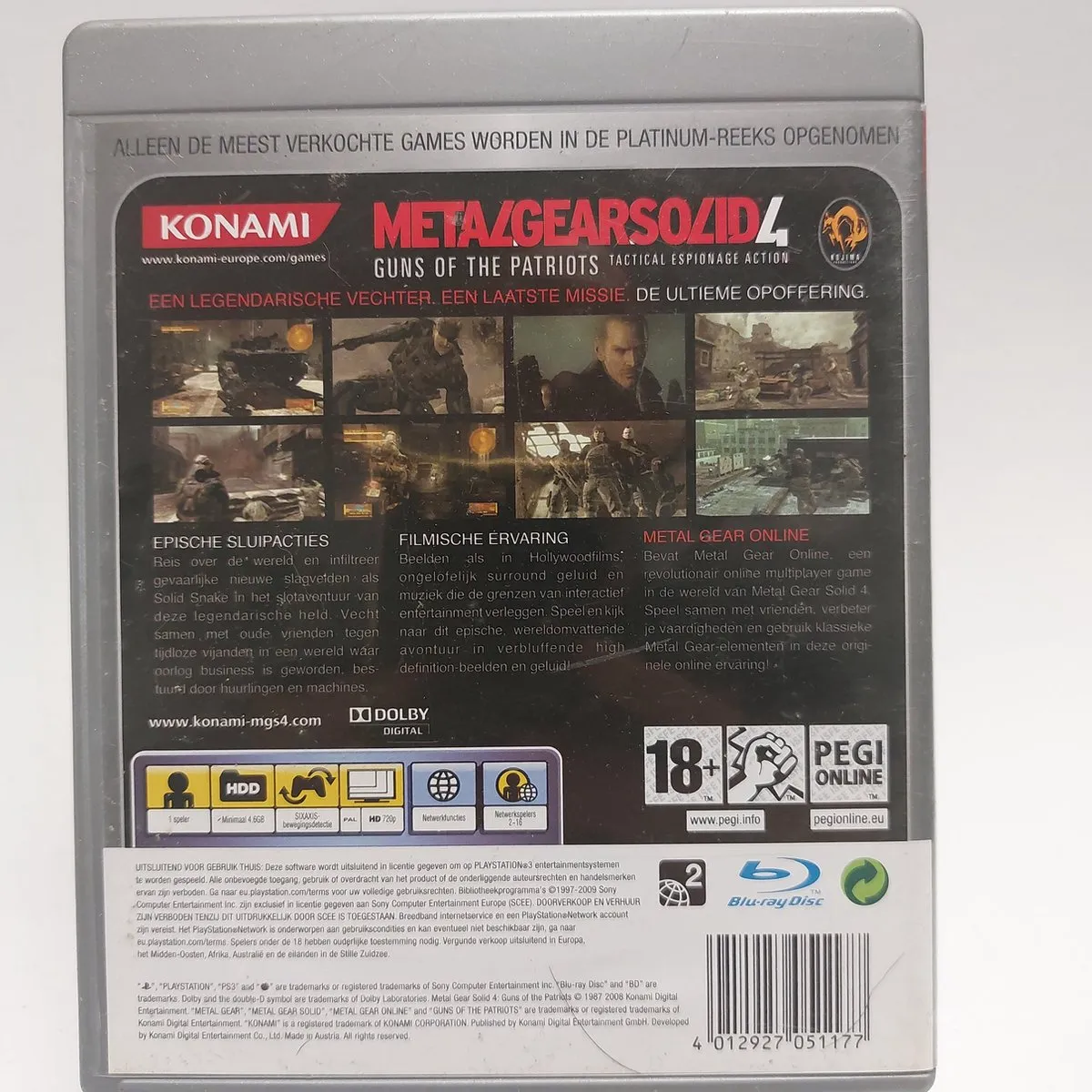 Mindscape Metal Gear Solid 4 PS3 - afbeelding 6 van 6