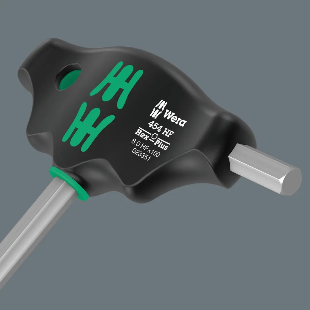 Wera 05023338001 Hex-Plus HF T-greep Zeskant-Schroevendraaier - 4x100mm
