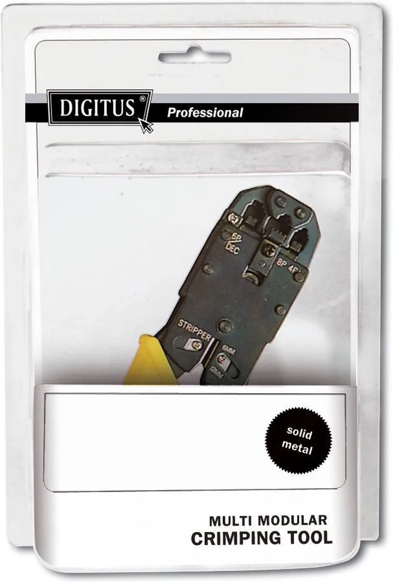 Digitus DN-94004 Krimptang - Rood/Zwart