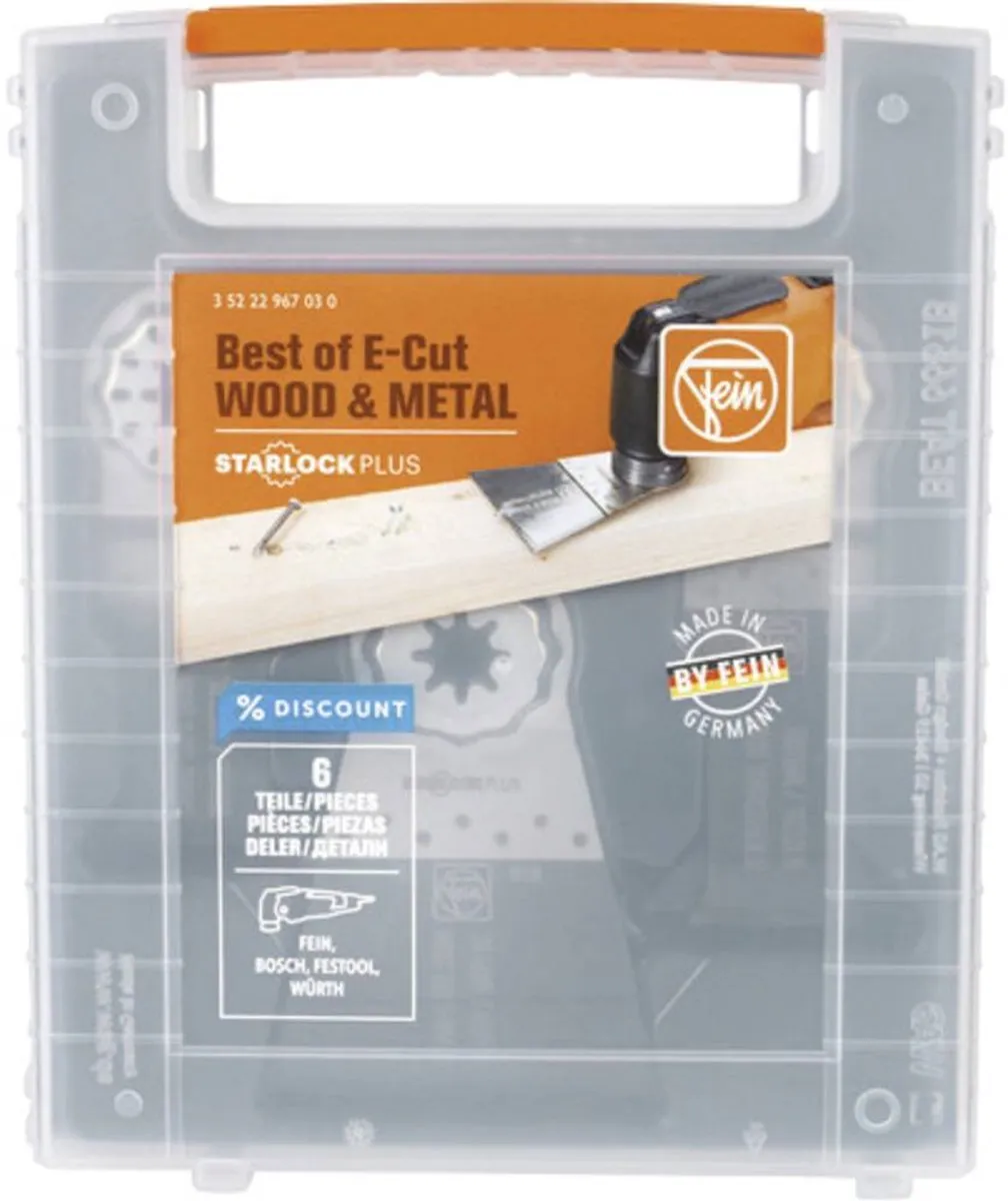 Fein E-Cut StarlockPlus Zaagbladenset 6-delig - 35222967030