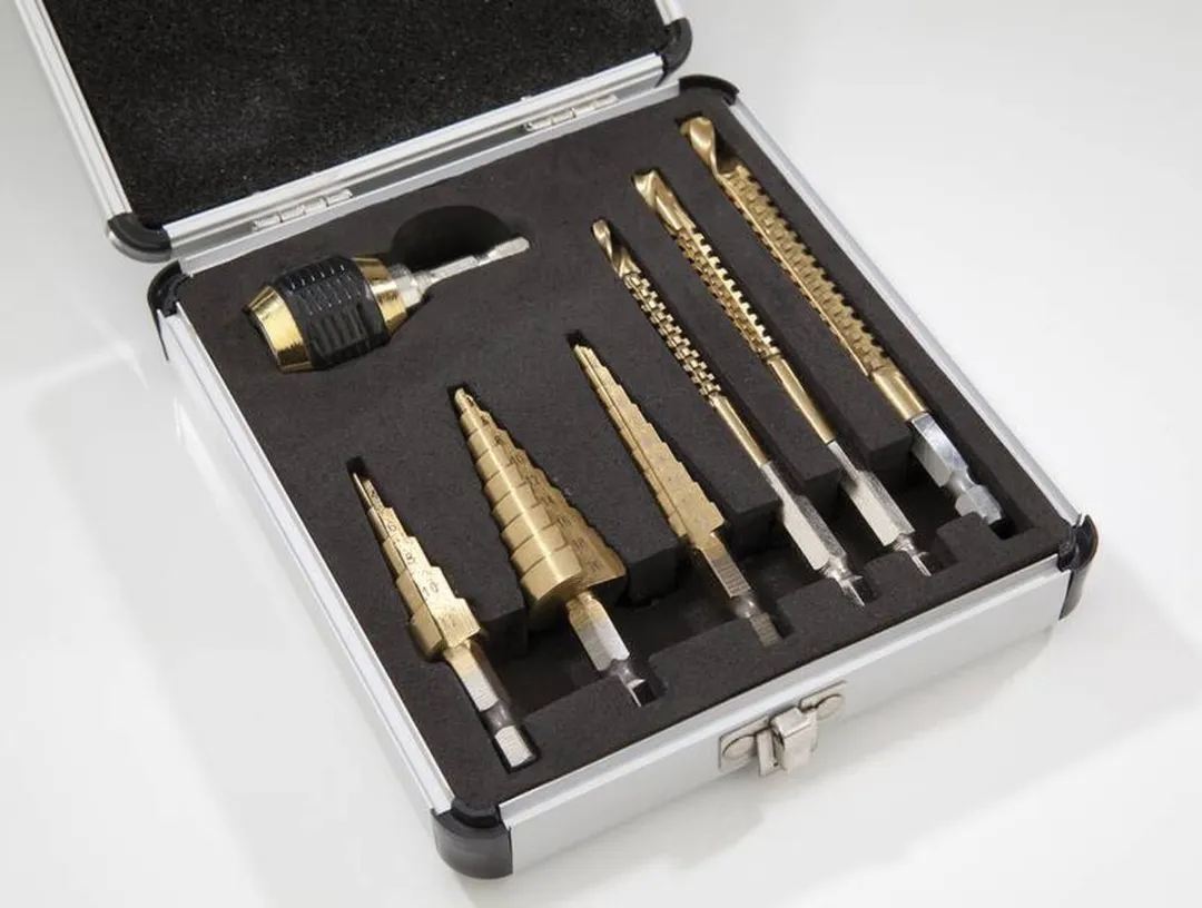 Westfalia Titanium Trap- en Freesboren Set 7-delig