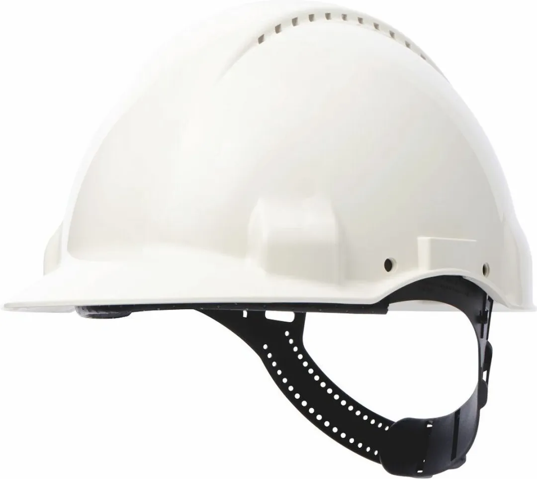 3M G22CVI Veiligheidshelm - Lederen zweetband - 54-62cm - Wit