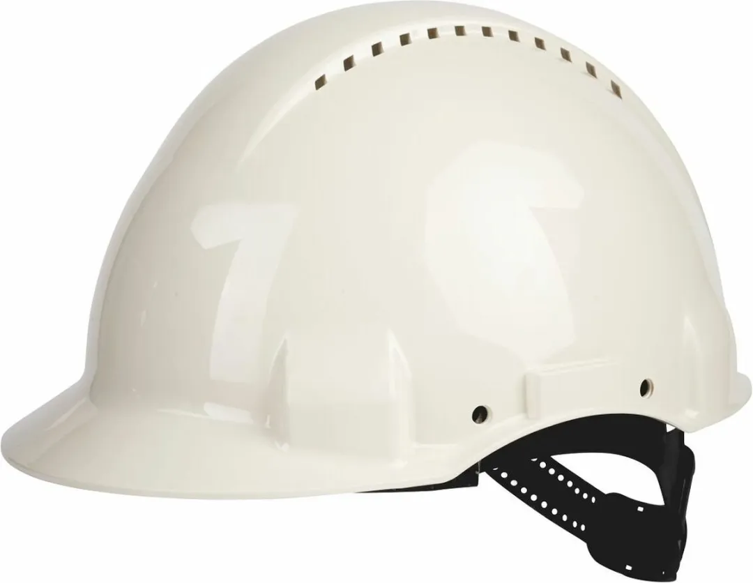 3M G22CVI Veiligheidshelm - Lederen zweetband - 54-62cm - Wit