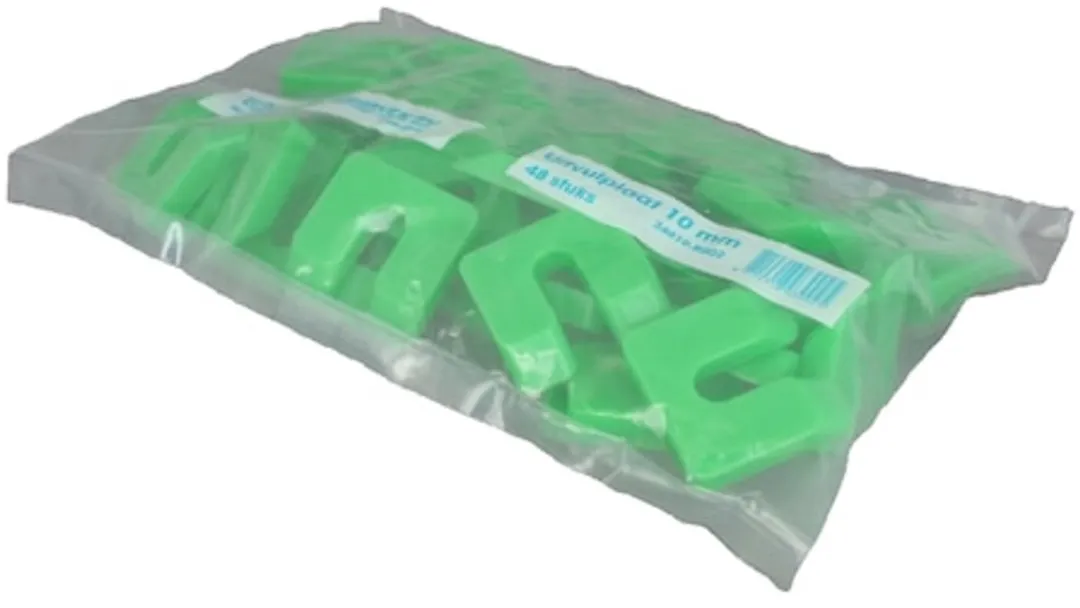 GB Uitvulplaatjes met sleuf 50mm - 96 Stuks - Groen