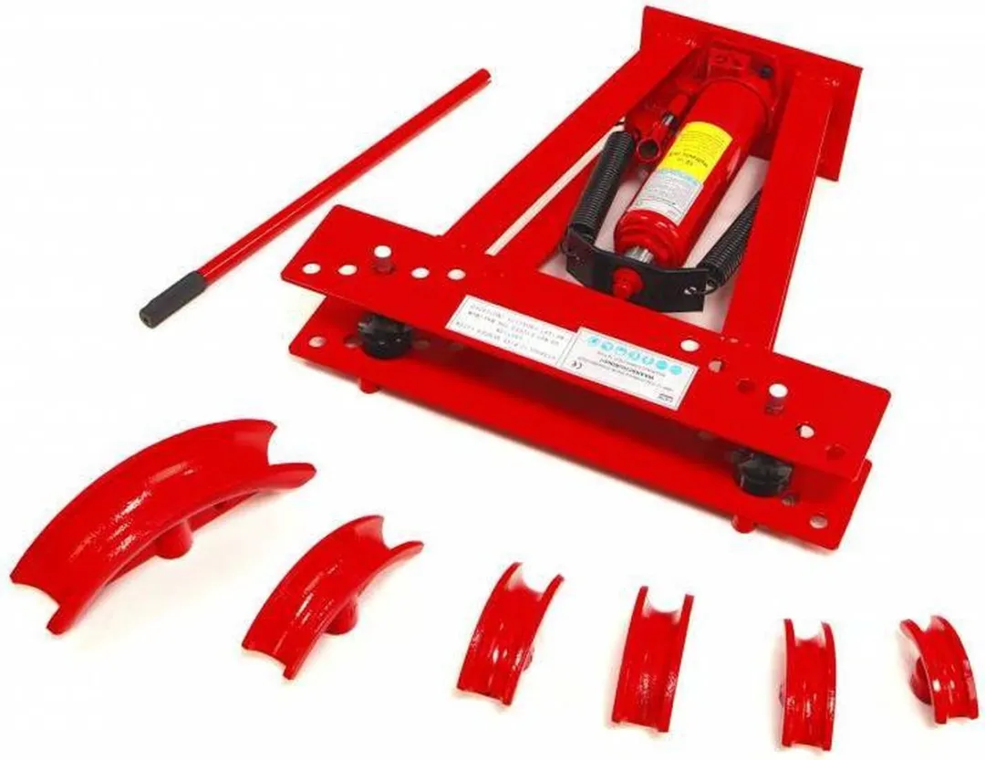 HBM Machines 16 Ton Hydraulische Pijpenbuiger - Rood