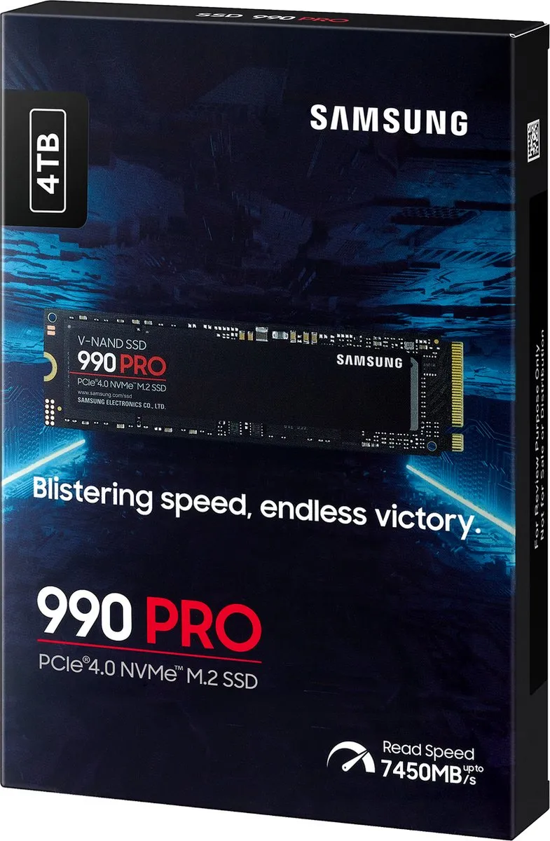 Samsung 990 PRO MZ-V9P4T0BW SSD - 4TB