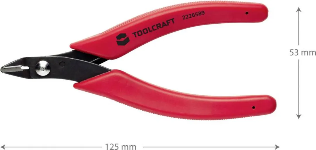TOOLCRAFT PLS-4195 Kniptang 125mm