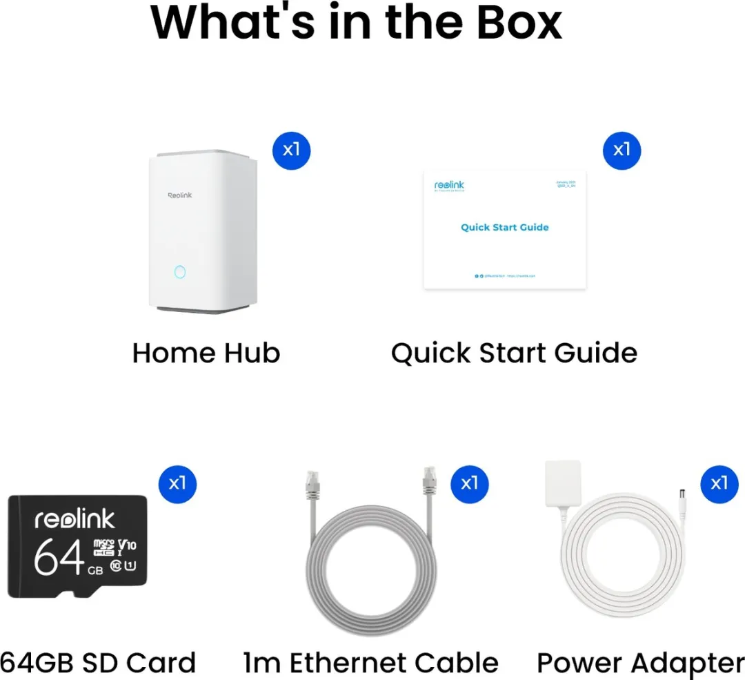 Reolink HomeHub Draadloos Beveiligingscentrum - 64GB Wit - afbeelding 6 van 6
