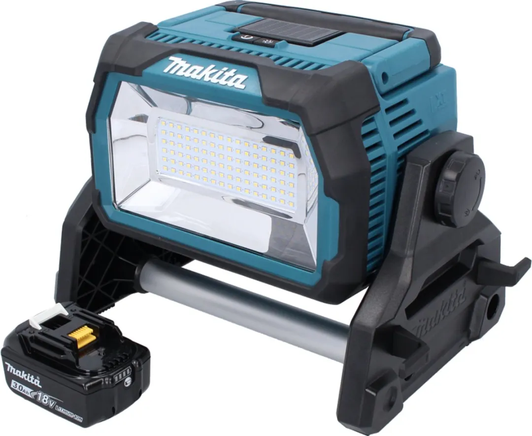 Makita DML 809 F1 LED Bouwspot 18V 10.000lm - 1x 3.0Ah Accu