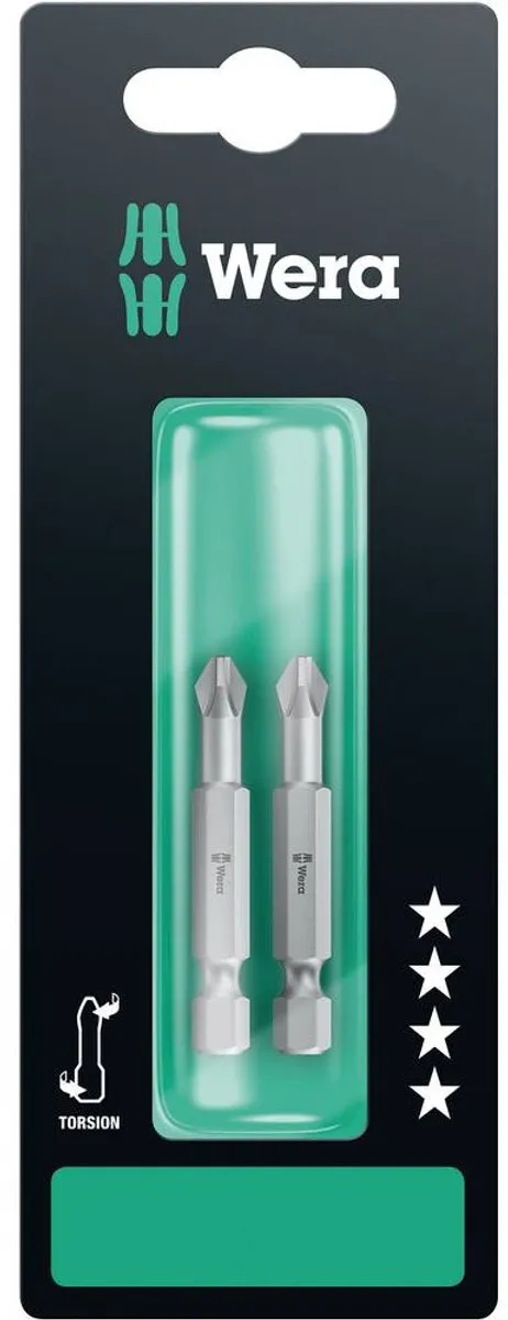 Wera 851/4 TZ SB Kruisbit PH 1 - 2 Stuks