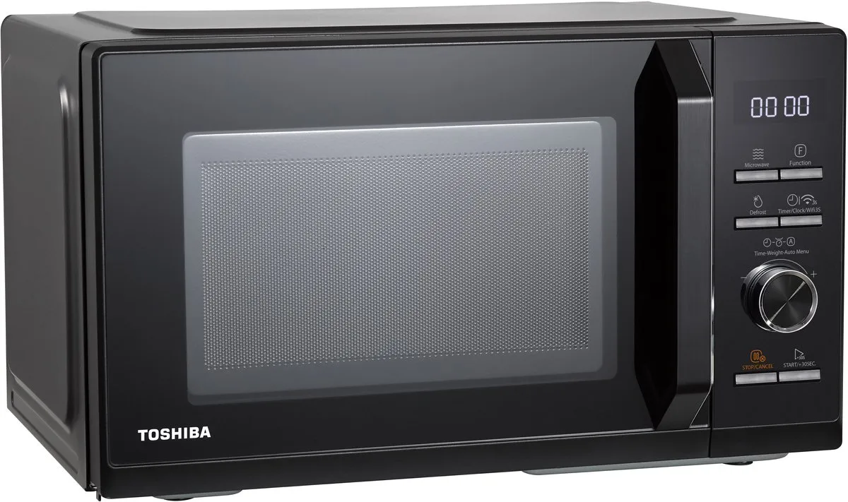 Toshiba MW3-SAC26SF(BK) Vrijstaande Oven Magnetron 26L - 900W - Zwart