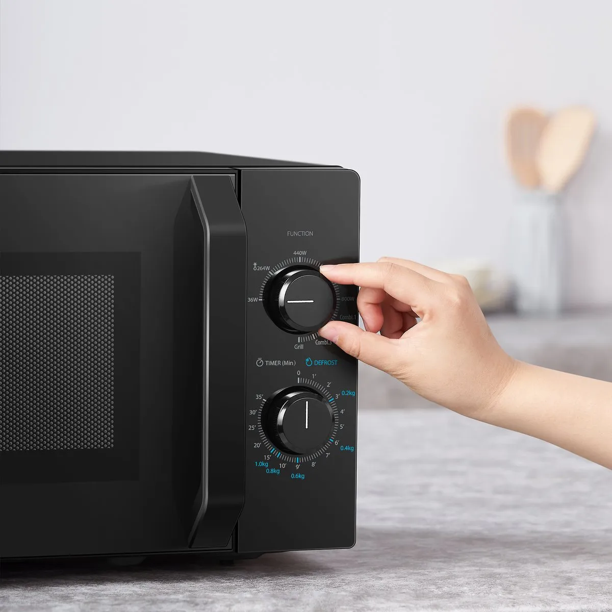 Toshiba MW3-SAC26SF(BK) Vrijstaande Oven Magnetron 26L - 900W - Zwart
