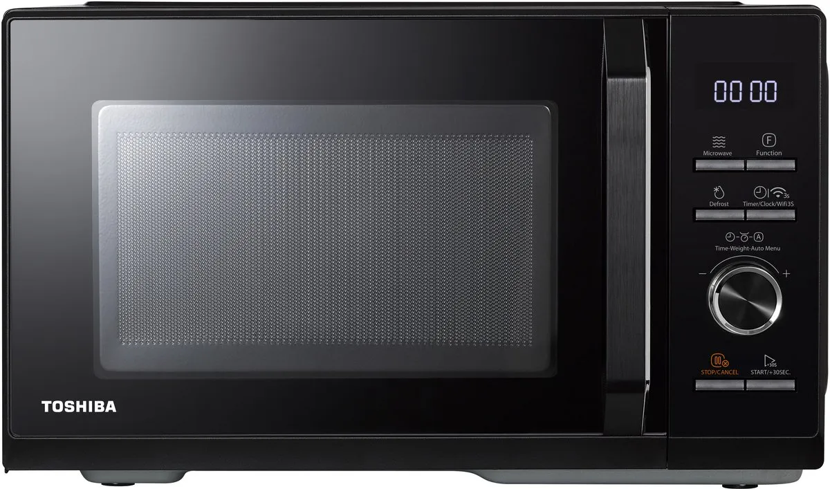 Toshiba MW3-SAC26SF(BK) Vrijstaande Oven Magnetron 26L - 900W - Zwart