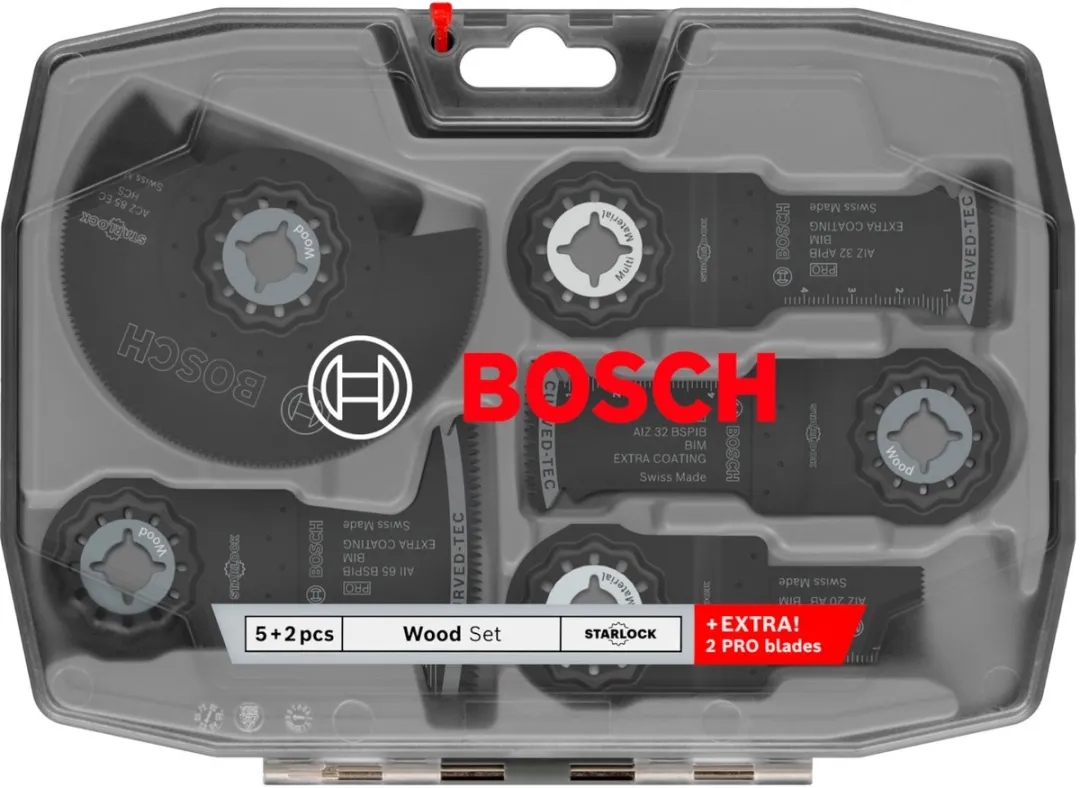Bosch Professional Starlock Multitool Houtset 7-delig 2608669097