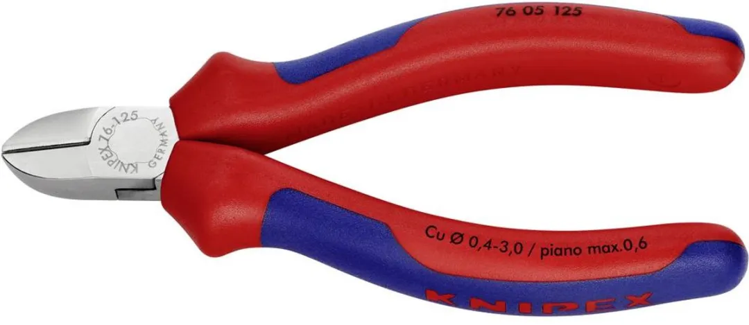 Knipex 76 05 125 Zijsnijtang met facet 125mm
