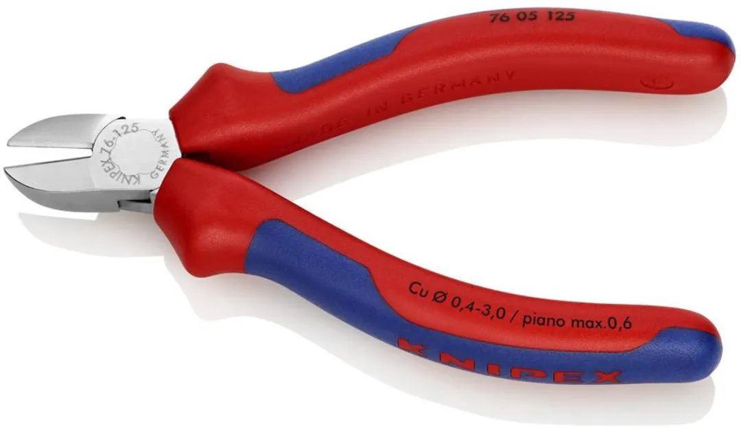 Knipex 76 05 125 Zijsnijtang met facet 125mm