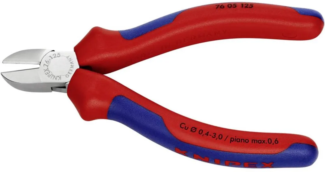Knipex 76 05 125 Zijsnijtang met facet 125mm