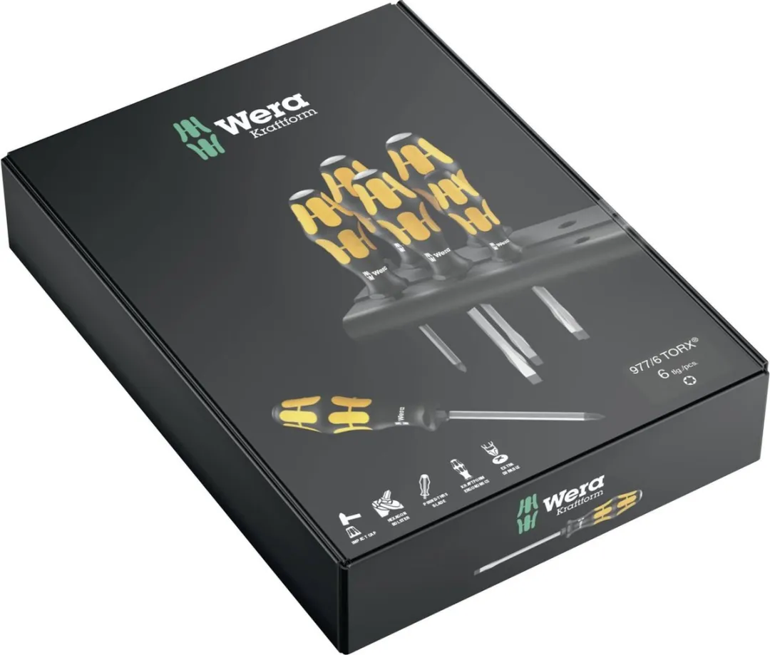 Wera 977/6 TORX Schroevendraaierset - 6-delig T15-T40
