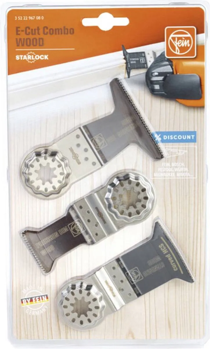 Fein E-Cut Combo Starlock Zaagbladenset Hout - 35222967080