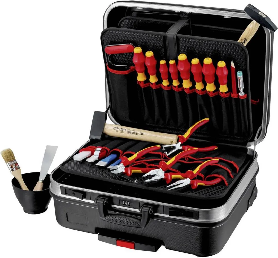 Knipex Gereedschapskoffer - VDE Tang 180mm & Platronde Tang