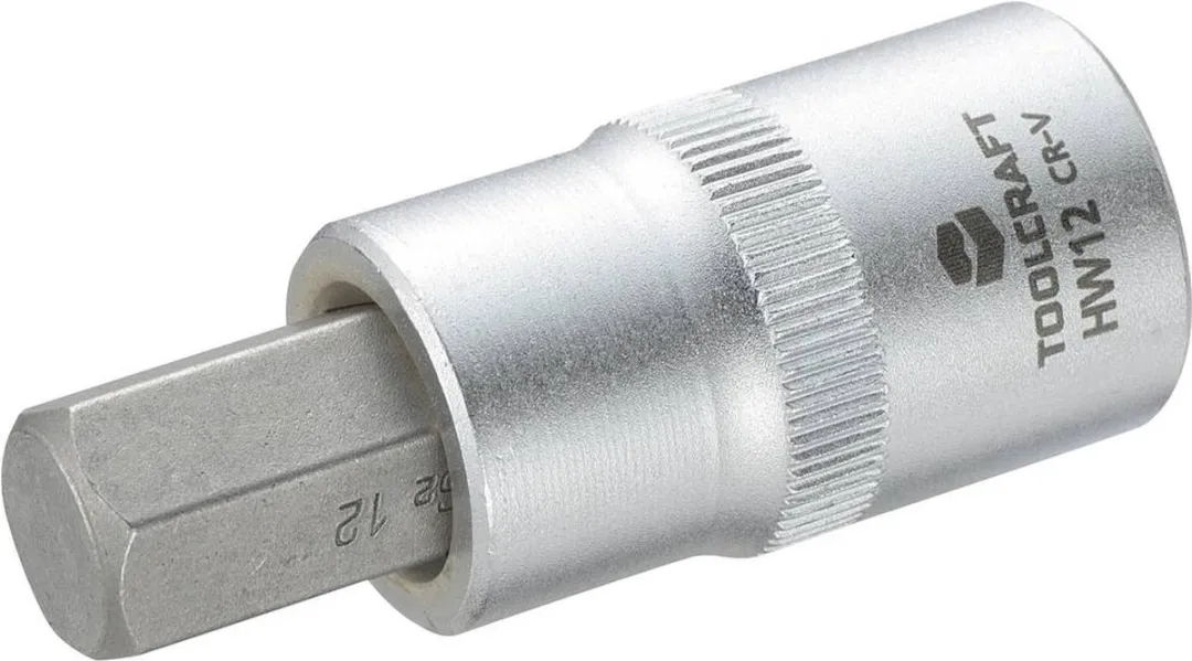 TOOLCRAFT 816160 Inbus Dopsleutel-bitinzet 12,5 mm